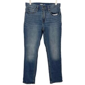 OLD NAVY Men's STRAIGHT BUILT IN FLEX Jeans MEDIUM WASH Size 30x30